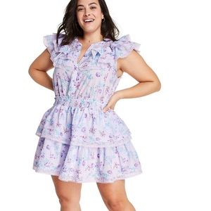 LoveShackFancy x Target Lou Dress in Lavender sz M
